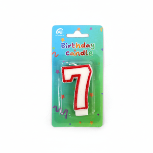 NO.7 Handmade 5.5\" Birthday <b>Candle</b> 144PCS/CS for Parties Home Decor New Year <b>Easter</b> Ramadan Diwali Christmas Wax Decorative Box - Product Image 2