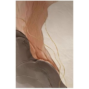 Abstract Oil <b>Painting</b> Rectangle Metal <b>Frame</b> Handmade Art <b>For</b> Living Room Sofa Wall Decor - Product Image 5