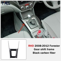 TMZ Panel Dekorasi Konsol Gigi Plastik Hitam Universal LHD/RHD Berkualitas Tinggi untuk Interior Subaru Forester 2008-2012