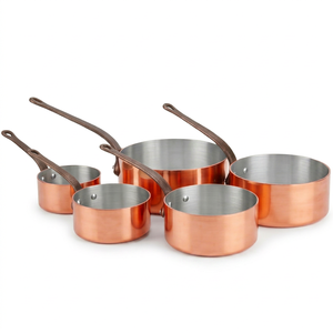 Ustensiles de cuisine en or rose poli avec poignée en laiton pour la cuisine, les hôtels, les restaurants et l'usage domestique - Product Image 1