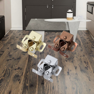 Modern Double Ball Roller Catch Iron Magnetic Cabinet Door for Outdoor Kitchen <b>Spring</b> Style Closet Roller - Product Image 6