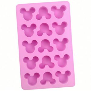 Moule en silicone et résine écologique, motif tête de souris mignonne, 15 cavités, pour chocolat, ustensiles de cuisine et pâtisserie, bac à glaçons DIY, OEM/ODM, vente chaude - Product Image 3