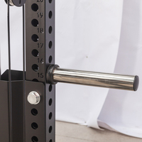 2026 Rack d'entraînement intégré haut de gamme en acier réglable, type Smith, avec poulie fonctionnelle, station d'entraînement pour exercices Pec Fly et Lat Pulldown
