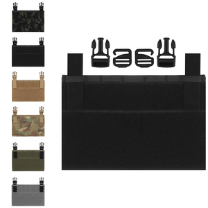 Sivi chiến thuật bảng điều khiển phía trước có thể tháo rời nắp thích ứng g móc khóa cho săn bắn tấm tàu sân bay ngực Giàn Khoan JPC fcs slickster fcpc vest - Product Image 1