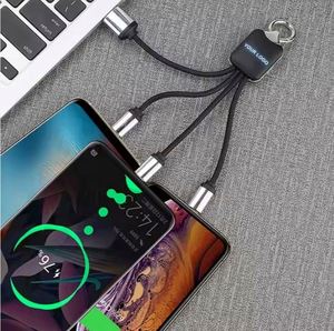 Porte-clés personnalisé avec logo, câble USB 3 en 1, LED - Product Image 4