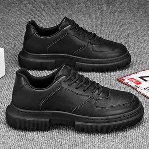 Sepatu kulit pria, sepatu kasual pria trendi, sepatu kulit nyaman, modis, kualitas tinggi, anti selip, dan tahan aus - Product Image 2