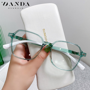 Monturas de gafas Danda, montura completa, rectangular, anti luz azul, ligera, unisex, TJ862 - Product Image 1