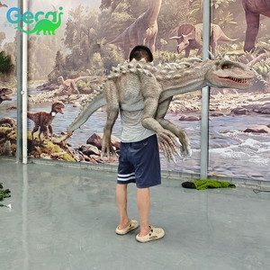 Marioneta de Dinosaurio <span class=keywords><strong>Indominus</strong></span> <span class=keywords><strong>Rex</strong></span> para Montar en el Hombro, Marioneta Realista para Representaciones Escénicas y Espectáculos en Parques de Diversiones - Product Image 4