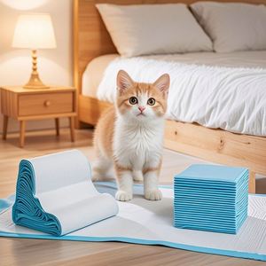 RUNMEI - Almohadillas de Entrenamiento Desechables para Mascotas, de Algodón Suave y Saludable, para Animales Pequeños - Product Image 1