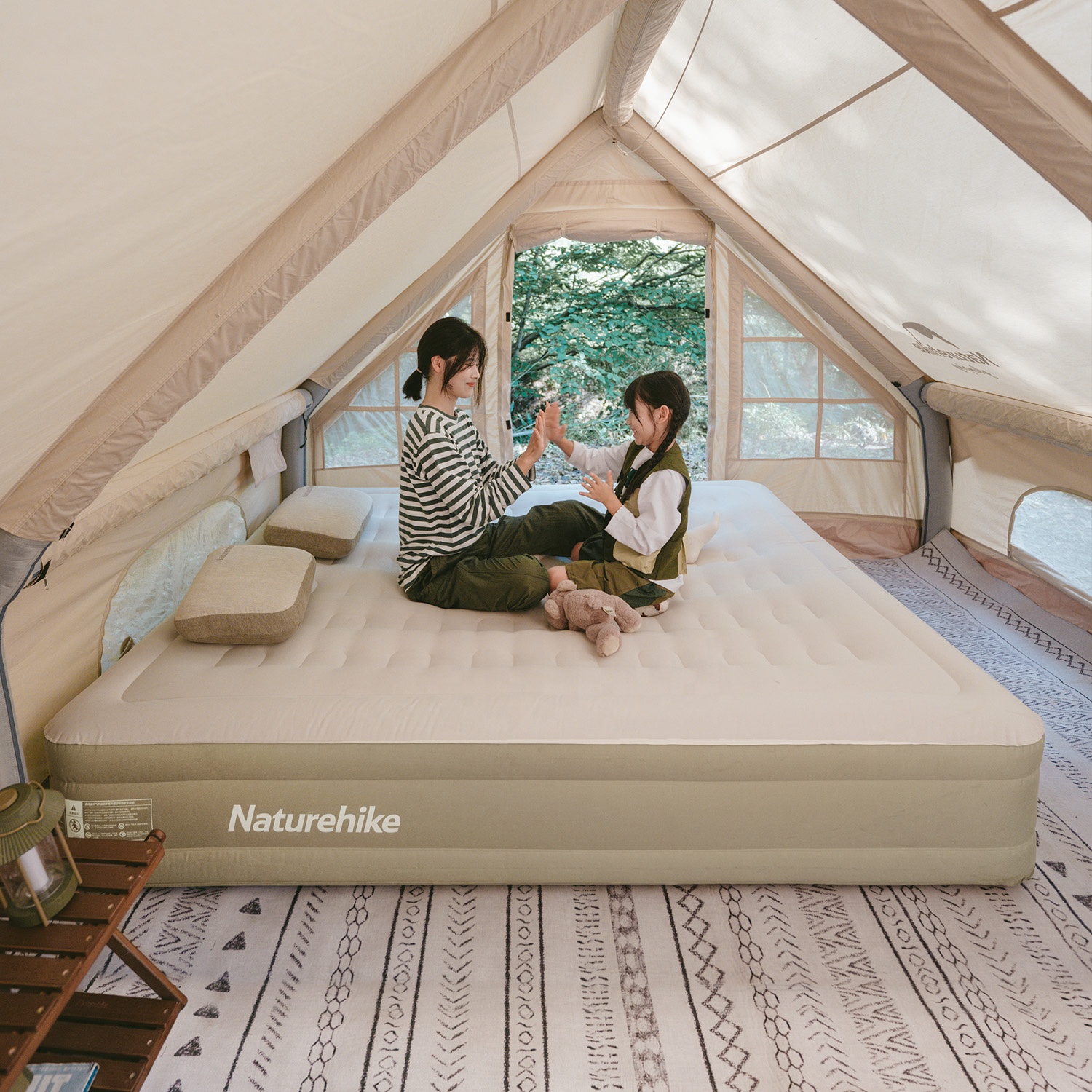 Naturehike屋外グランピングインフレータブルマットレス高さ36cm