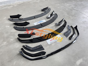 XLstyling ABS plastica MP auto separatore labbro anteriore per <span class=keywords><strong>BMW</strong></span> F30 F10 <span class=keywords><strong>F20</strong></span> G30 G01 nero lucido - Product Image 5
