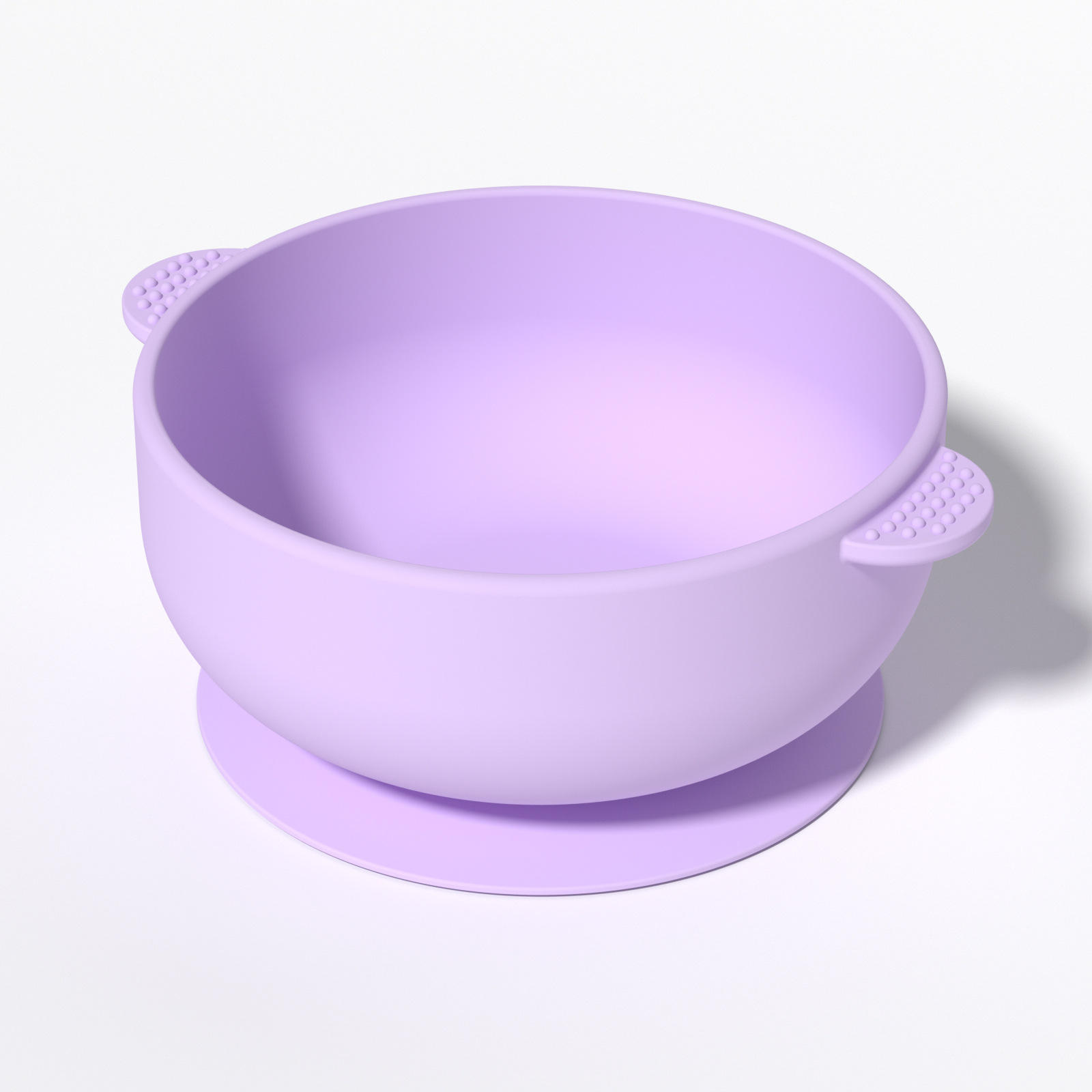 Double-ear suction cup bowl [Purple]