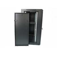 Armoire serveur murale en acier laminé à froid de 19 pouces 15U, économiseur d'espace, rack réseau