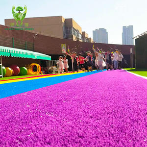 Alfombra <span class=keywords><strong>de</strong></span> Césped Artificial Sintético para Niños, Pista <span class=keywords><strong>de</strong></span> Juego Arcoíris con Número Personalizado y Estampados <span class=keywords><strong>de</strong></span> Animales - Product Image 6