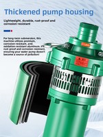 Pompe submersible triphasée QY en fonte immergée dans l'huile 380V, haute pression, grand débit, pour l'irrigation agricole et l'aération des étangs
