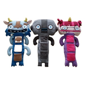 Geeme's Family M4 Nuevo diseño Monstruo de peluche Unicornio Juguete Felpa Coche Seatpets para niños - Product Image 1
