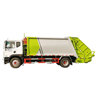 Camion à ordures compacteur à chargement arrière Dongfeng D9 18CBM, poids total autorisé 18000 kg, véhicule compacteur de déchets municipaux