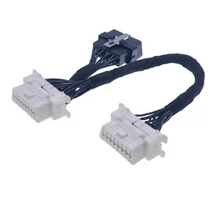 Araba tarayıcı obd2 teşhis aracı evrensel OBD bölünmüş kablo obd konnektör obd kablosu