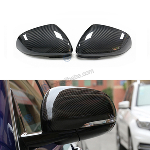 BENSNEES nueva cubierta de espejo de fibra de carbono para <span class=keywords><strong>Jaguar</strong></span> XE XF XJ XEL XFL tipo de pasta Exterior puerta lateral retrovisor piezas de repuesto de coche - Product Image 1