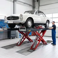 Vente en gros de nouveaux matériaux, vente directe : Verrou de sécurité mécanique à montage en surface, alignement de roues automobile, pont élévateur à ciseaux pour voitures