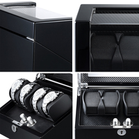 Boîte à remontoir de luxe pour montres de luxe, conception anti-magnétique, moteur silencieux, rotation automatique pour montres mécaniques