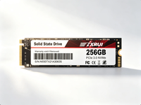 SSD internal TXRUI OEM 256GB M.2 NVMe PCIe 3.0, solid state drive OEM untuk laptop dan desktop, peningkatan SSD dengan casing plastik.