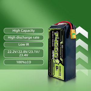 Batería de Polímero de Litio GPR POWER 74000-15C-6S-hv OEM 6S 23.1V 15C 74000mAh de Alta Densidad de Potencia para Drones UAV/FPV RC, Conector XT60 - Product Image 5