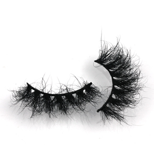 F178 <span class=keywords><strong>Hitomi</strong></span> Hand Made 3d 100% Real Mink Fur Strip 20มม.ขนตาจริง Fluffy Custom Curl ขนตา3d ขายส่ง - Product Image 3