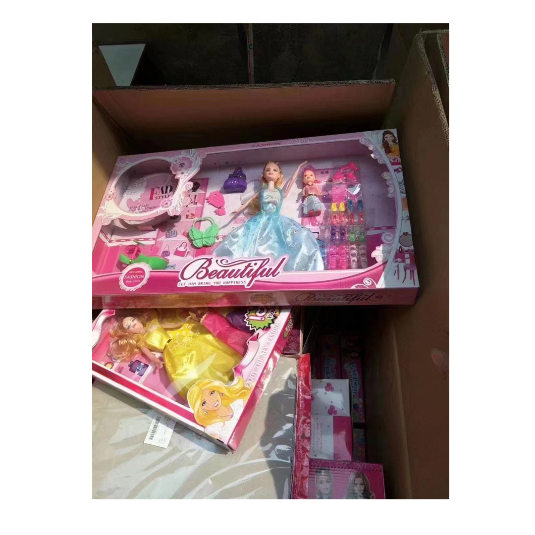 Discount Barbi Doll Inventory Lot For Sale Cheap Toy China Sell By Kilo Promotion Barbi Extra Giveaway