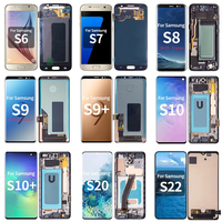 Carte mère de téléphone portable Samsung, écran LCD pour Galaxy A10 A10S A12 (câble 5F) A31 4G A02S A03S A04 J4 Plus J7 Pro