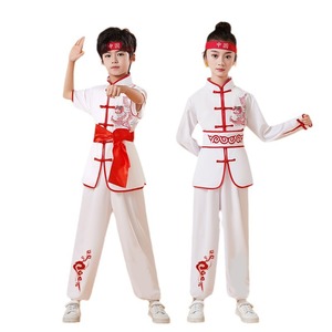 Abbigliamento unisex lungo per arti marziali, per bambini, per batteria, combattimento, allenamento in palestra, tute da competizione - Product Image 5