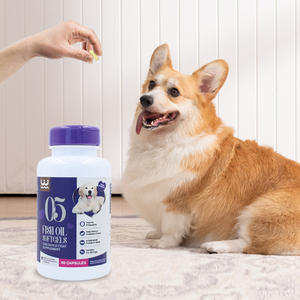 Aceite de salmón masticable suave con etiqueta privada al por mayor, suplemento de golosinas para mascotas Omega 3, masticar piel y abrigo para perros y gatos - Product Image 1