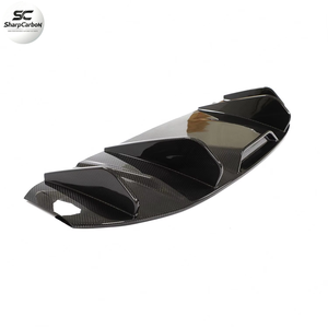 Diffuseur arrière en fibre de carbone sèche pour <span class=keywords><strong>Porsche</strong></span> <span class=keywords><strong>Taycan</strong></span> <span class=keywords><strong>4S</strong></span> berline 4 portes ÉLECTRIQUE 2019-2021 - Product Image 3