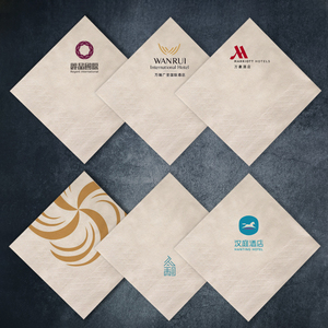 Servilletas de papel personalizadas a todo color para restaurante, Hotel, Bar, Pub, cafetería, pulpa de madera virgen, servilleta de papel de seda facial con logotipo - Product Image 6