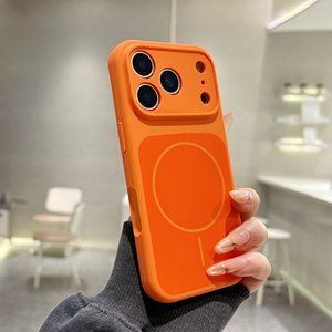 Funda de Teléfono Híbrida de Silicona Líquida para <span class=keywords><strong>iPhone</strong></span> Air 17 16 15 14 <span class=keywords><strong>13</strong></span> Pro Max, Carga Inalámbrica, Magnética, Antigolpes - Product Image 3