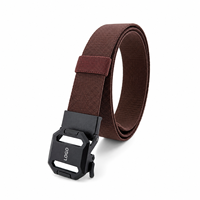 Ceinture tactique en nylon extensible légère et confortable pour hommes, avec boucle automatique à cliquet, personnalisable en gros