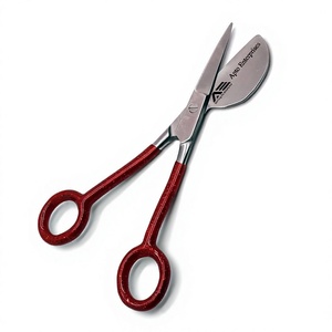 Más vendidos logotipo personalizado pico de pato apliques tijera de acero inoxidable instrumentos médicos mayoristas proveedor a granel mango de agarre - Product Image 1