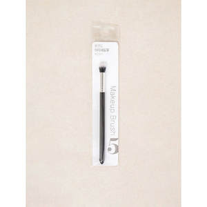 Cepillo de bala de mezcla de alta calidad, abanico con mango de madera y pinceles correctores planos de un solo estilo, Material de cerdas de pelo sintético - Product Image 1