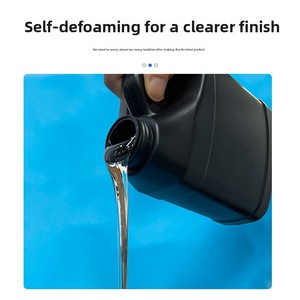 Résine époxy auto-défoaming à haute transparence, facile à utiliser pour l'artisanat et le moulage DIY ; Colle à résine AB, fabricant OEM - Product Image 2