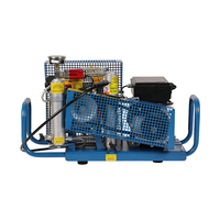 Compresseur d'air respiratoire portable à piston TAHU NRX-100IS avec arrêt automatique, moteur, débit de 100 L/min, pression de 225/330 BAR