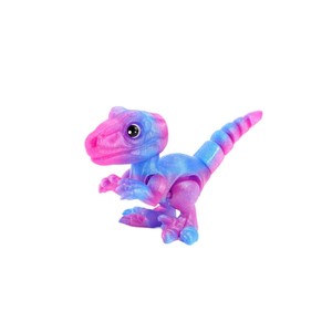 FEERON Figurine de dinosaure Velociraptor tourbillonnant en plastique imprimé en 3D, série de jouets amusants, décoration, cadeau d'affaires - Product Image 2