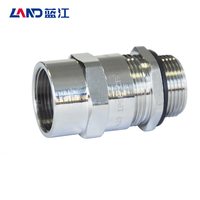 Passe-câbles tubulaires en laiton nickelé filetés M/G/NPT, étanches IP68, haute/basse tension, certifiés CE, avec joints d'étanchéité