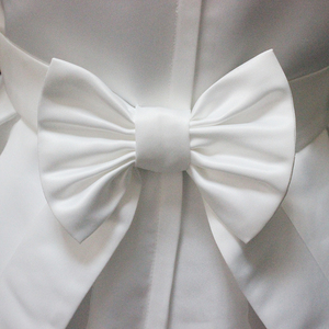 D30691 Tul <span class=keywords><strong>de</strong></span> encaje blanco Vestidos <span class=keywords><strong>de</strong></span> comunión con lazo Faja Cansado Hasta el suelo - Product Image 6