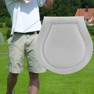 WAHRHEITSCHLUSS Bestseller haltbares weiches flanell-Golftuch Reinigungswerkzeug Golfzubehör tragbarer mini-grauer Golfballreiniger