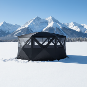 Grande <span class=keywords><strong>tente</strong></span> de sauna OEM portable à 8 côtés <span class=keywords><strong>Tente</strong></span> de sauna octogonale coupe-vent imperméable pour l'extérieur - Product Image 3