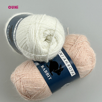 Fil à tricoter traditionnel pour pulls, petit paquet de 50g, Alize Puffy, Laine Angora, Fil de poil de lapin, 50% 60% 80% Poil de lapin et de vison