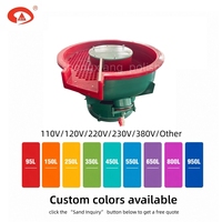 Machine de finition vibratoire à cuve de 250 L avec revêtement en PU de 15-20 mm pour le meulage de pièces en alliage de laiton