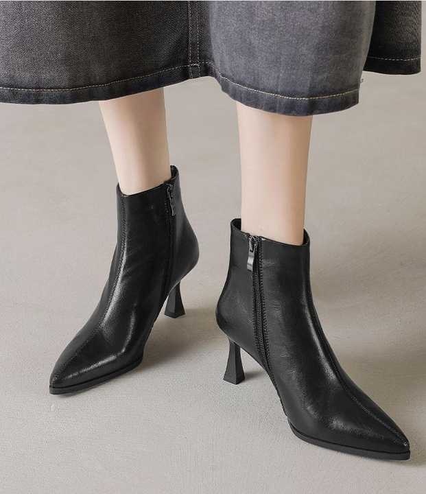 Ladies 2024 New Luxury Factory Handmade High Quality Short Heeled