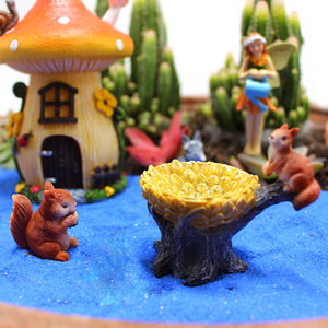 Jsm — <span class=keywords><strong>Kit</strong></span> Miniature de jardin féerique, ensemble de 6 pièces en résine, petite <span class=keywords><strong>maison</strong></span> de champignons, peints à la main, pour bricolage, ornements miniatures, vente en gros, art décoratif - Product Image 4