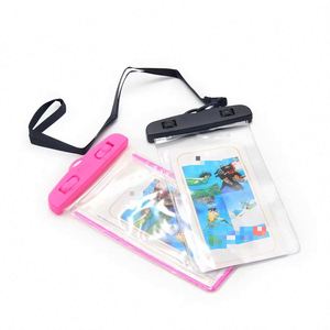 Étui flottant pour téléphone portable, pochette universelle en TPU PVC transparente, étanche, sac de plage avec cordon - Product Image 4